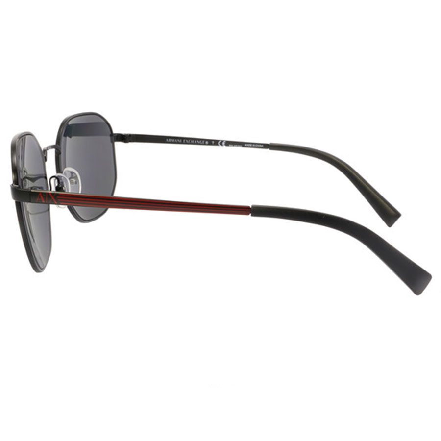 Kính Mát Armani Exchange Dark Grey Mirror Silver Men's Sunglasses AX2036S 6000Z3 56 Màu Đen Xám