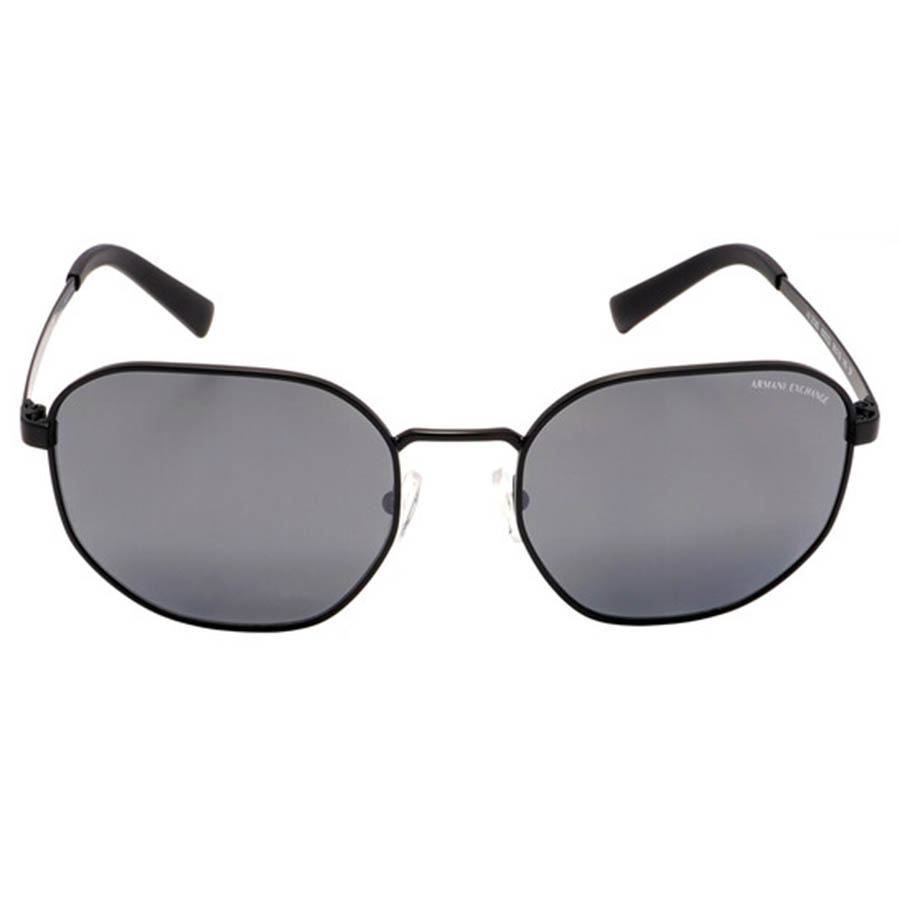 Kính Mát Armani Exchange Dark Grey Mirror Silver Men's Sunglasses AX2036S 6000Z3 56 Màu Đen Xám