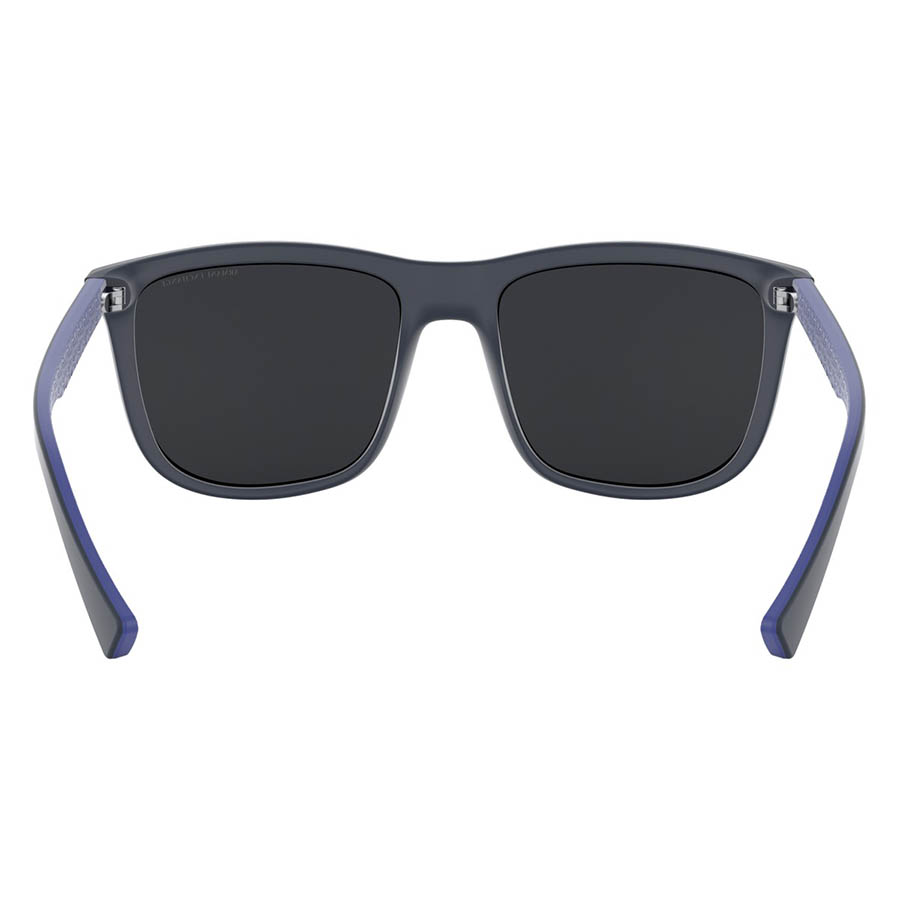 Kính Mát Armani Exchange Mirrored Blue Square Men's Sunglasses AX4093SF 829555 56 Màu Xanh Blue
