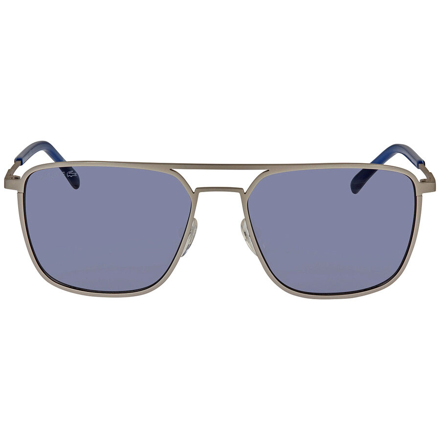 Kính Mát Lacoste Blue Square Unisex Sunglasses L194S 045 57 Màu Xanh Blue