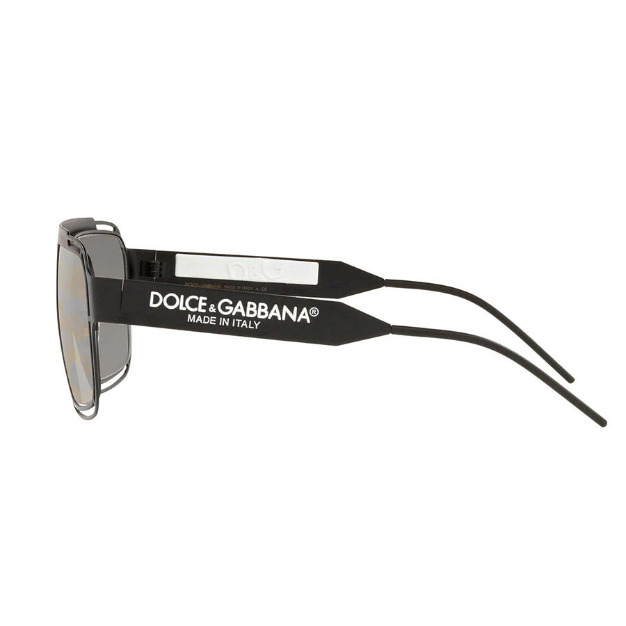 Kính Mát Dolce & Gabbana D&G DG2270-1106K1 Màu Đen Bạc