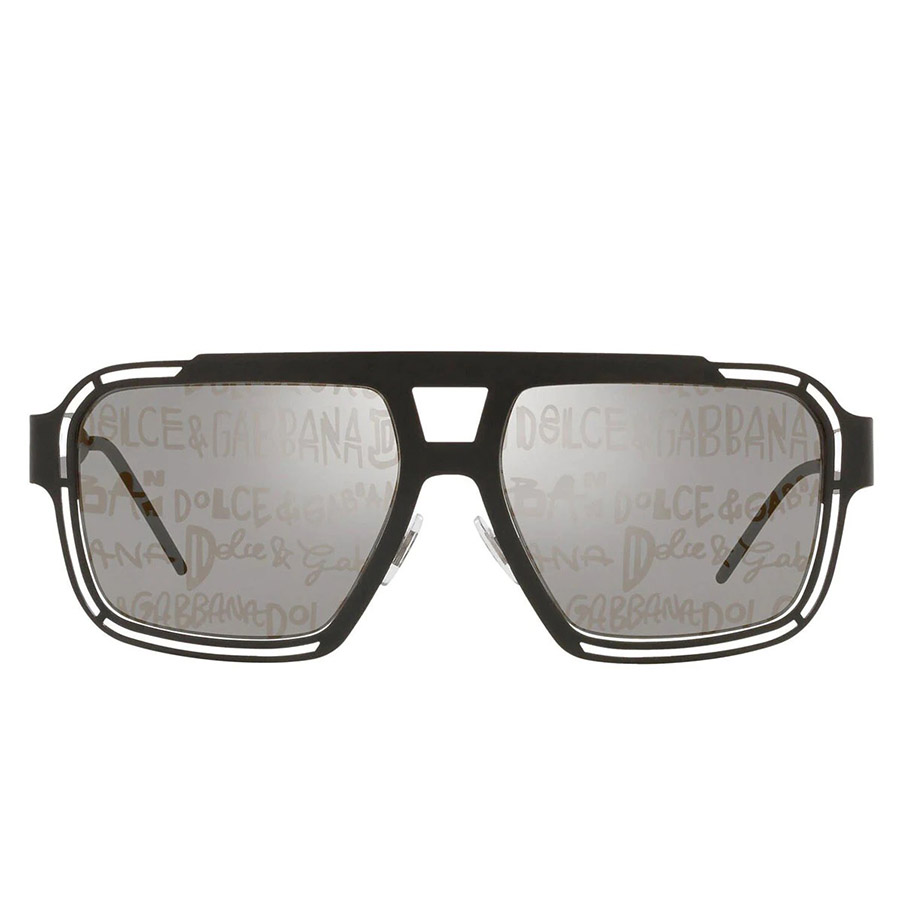 Kính Mát Dolce & Gabbana D&G DG2270-1106K1 Màu Đen Bạc