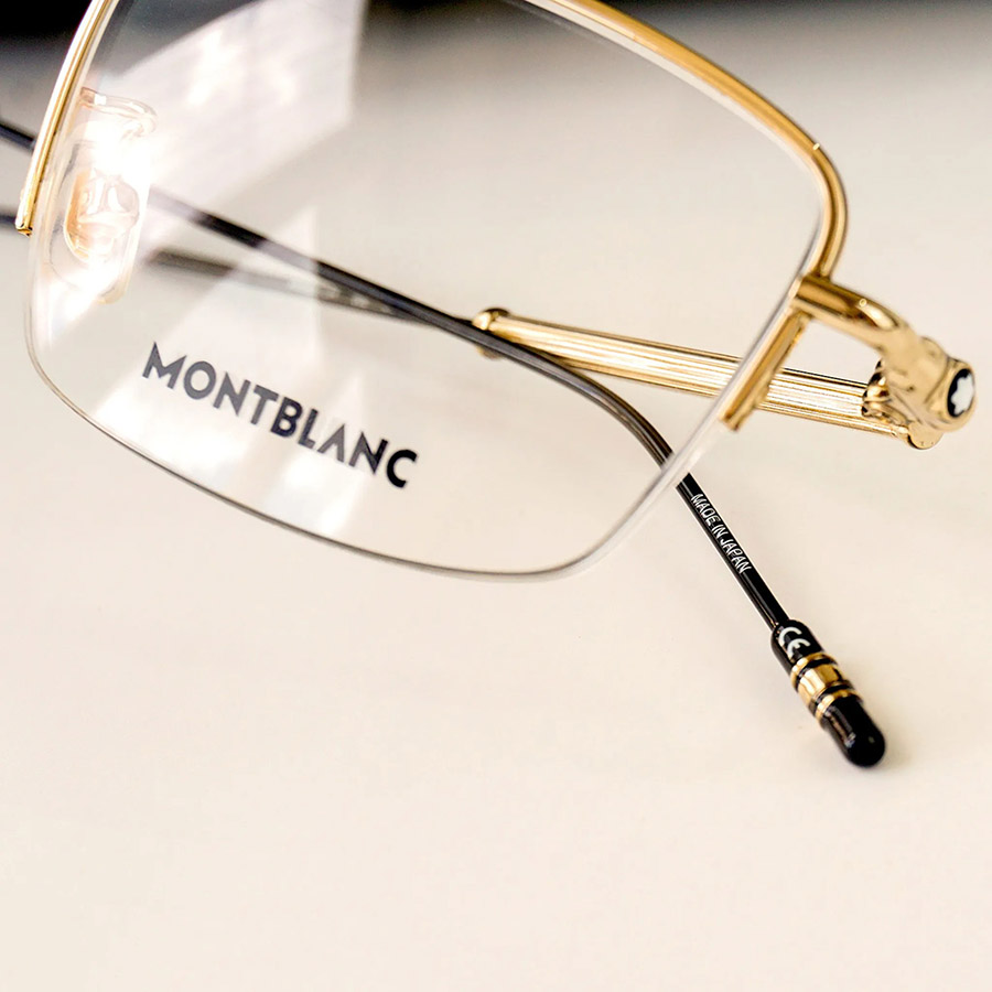 Kính Mắt Cận Montblanc MB0061OA 002 54-19 Màu Vàng