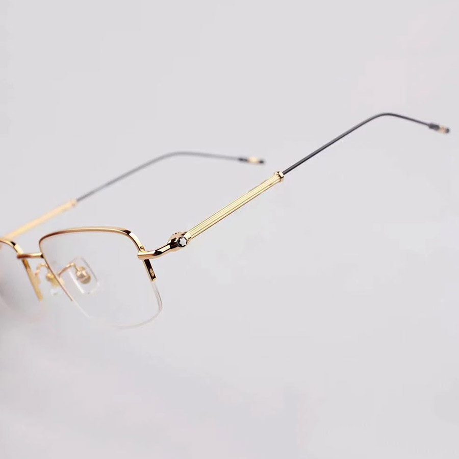 Kính Mắt Cận Montblanc MB0061OA 002 54-19 Màu Vàng