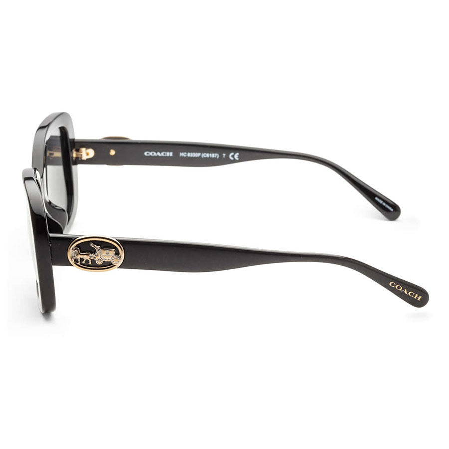 Kính Mát Coach Fashion Women's Sunglasses HC8330F-500287-56 Màu Đen Xám