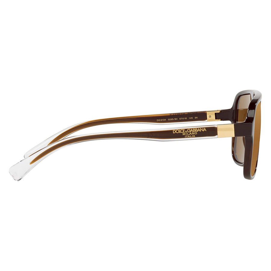 Kính Mát Dolce & Gabbana D&G Step Injection DG6134-3295/6H Màu Nâu