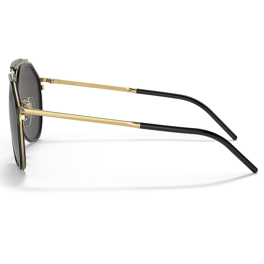 Kính Mát Dolce & Gabbana D&G Wide Fit - Adjustable Nosepads DG2277 Màu Đen Vàng