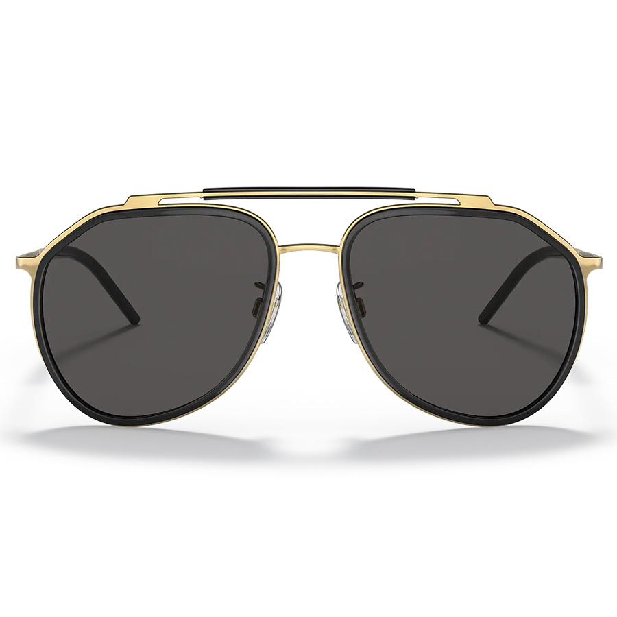 Kính Mát Dolce & Gabbana D&G Wide Fit - Adjustable Nosepads DG2277 Màu Đen Vàng