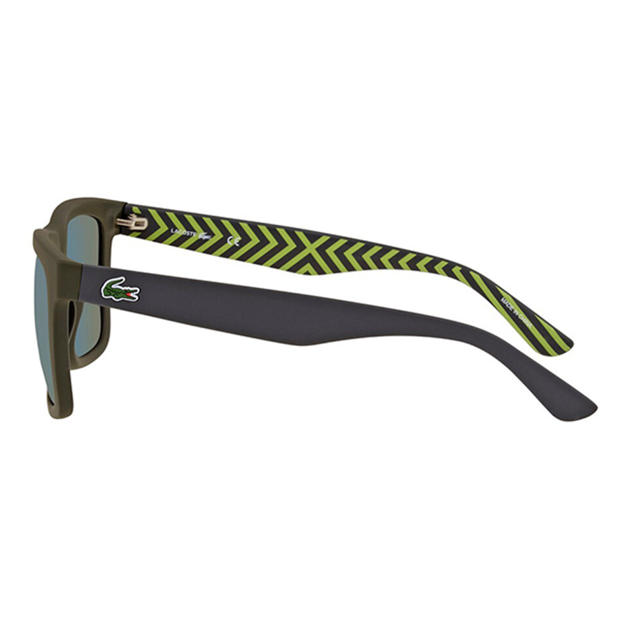 Kính Mát Lacoste Grey Square Men's Sunglasses L750S 318 54 Màu Xanh Xám