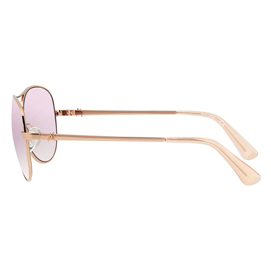 Kính Mát Guess Rose Gold Mirror Aviator Ladies Sunglasses GM0626 Y60 59 Màu Vàng Hồng