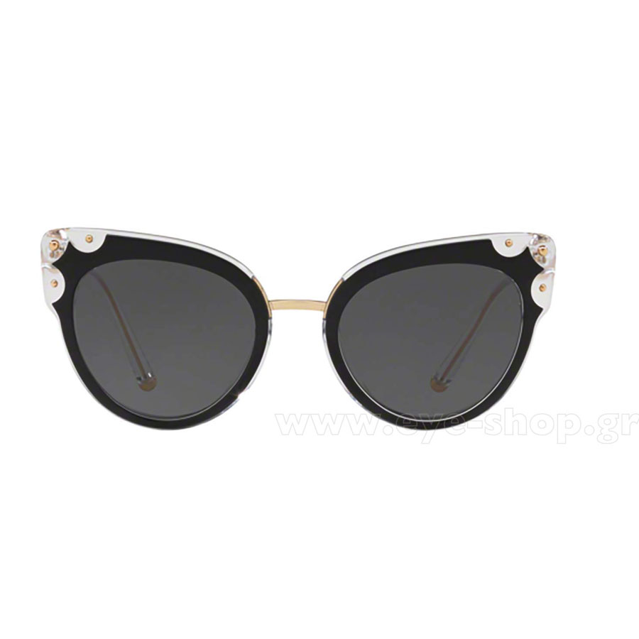 Kính Mát Nữ Dolce Gabbana D&G Sunglasses Women Sunglasses 4340 675/87 - Size 51 Màu Đen