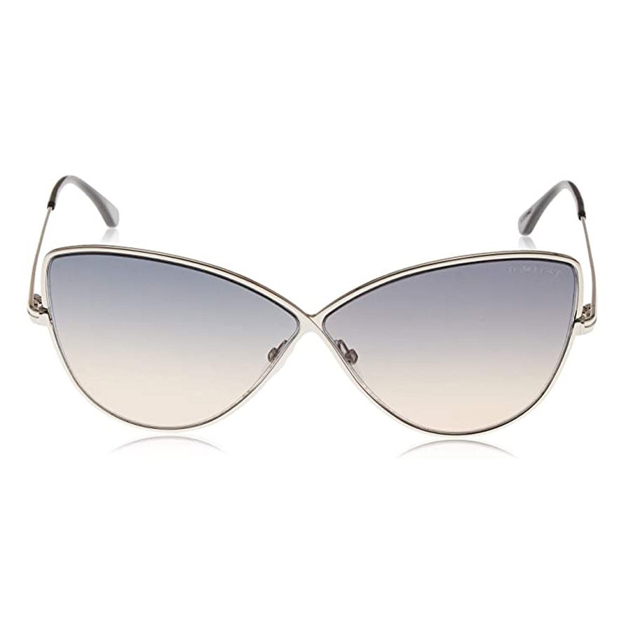 Kính Mát Tom Ford FT0569 16B Elisa Cats Eyes Sunglasses Lens Category 2 Shiny Palladium 65mm