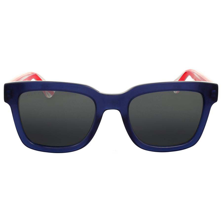 Kính Mát Gucci Transparent Blue Square Sunglasses