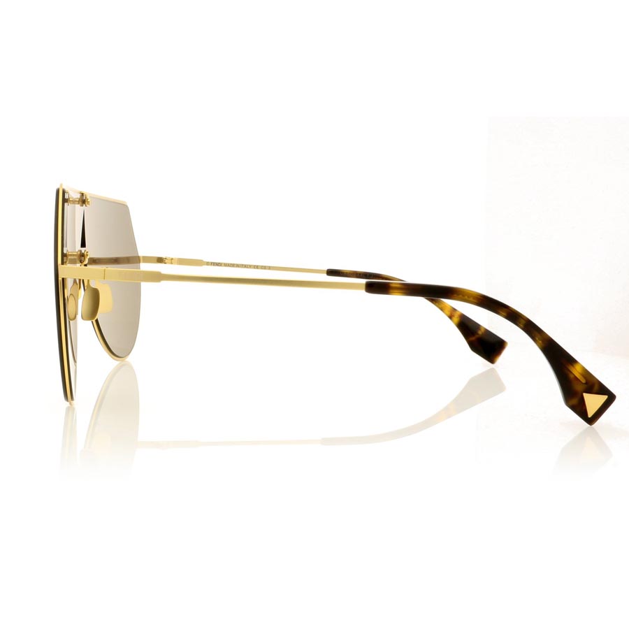 Kính Mát Fendi FF 0193/S Sunglasses Yell Gold/Brown Gold SP Lenses Màu Vàng
