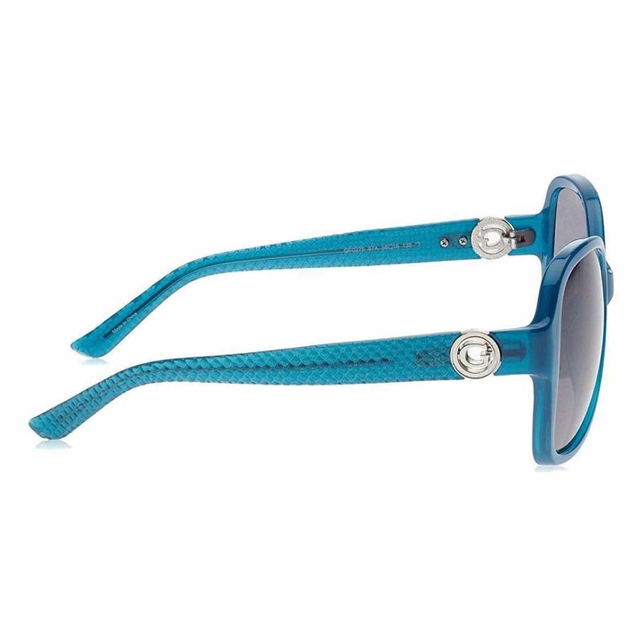 Kính Mát Guess Smoke Butterfly Ladies Sunglasses GF0275 87A 58 Màu Xanh Blue