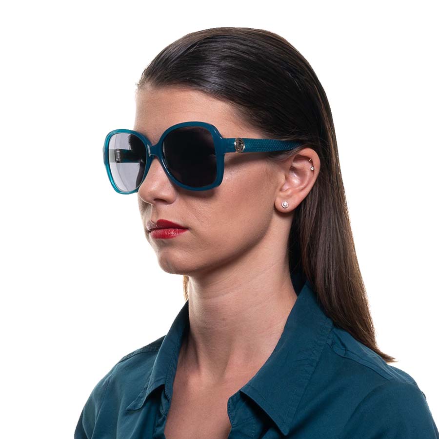 Kính Mát Guess Smoke Butterfly Ladies Sunglasses GF0275 87A 58 Màu Xanh Blue