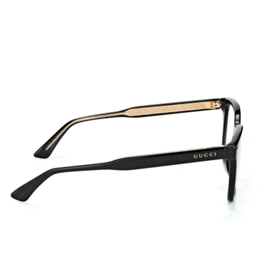 Kính Mắt Cận Gucci GG 01840 001 Black Plastic Square Eyeglasses 50mm Màu Đen