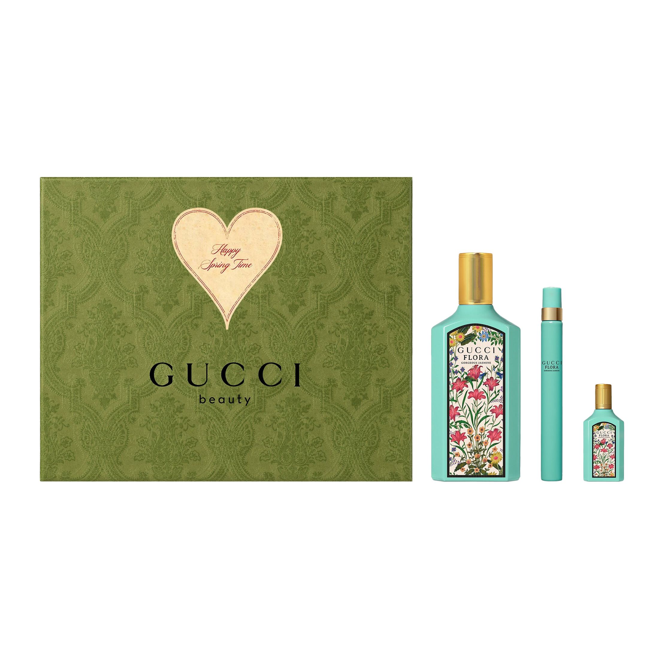 Set Nước Hoa Gucci Flora Gorgeous Jasmine Eau De Parfum (100ml +10ml + 5ml)