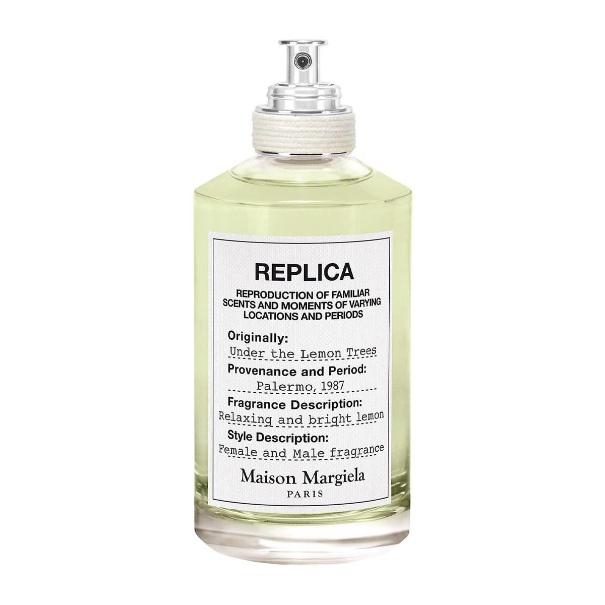 Nước Hoa Unisex Maison Martin Margiela Replica Under The Lemon Trees Eau De Toilette 100ml