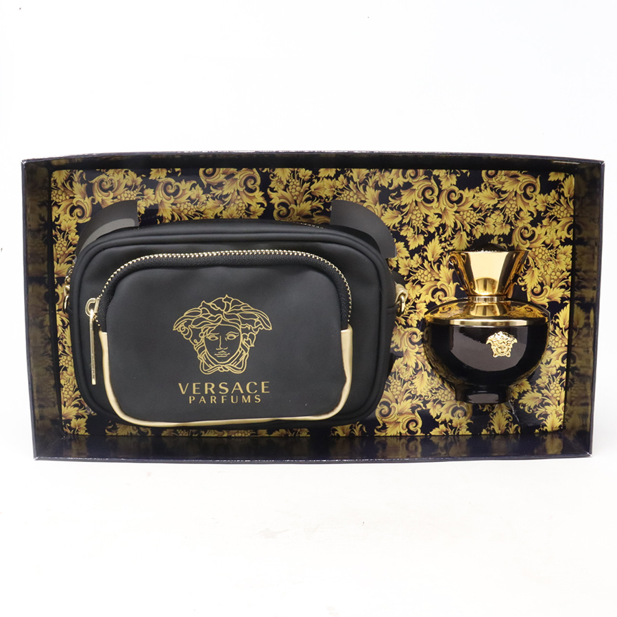 Set Nước Hoa Nữ Versace Dylan Blue Pur Femme Eau De Parfum + Sữa Dưỡng Thể +  Sữa Tắm + Túi (4 Món)