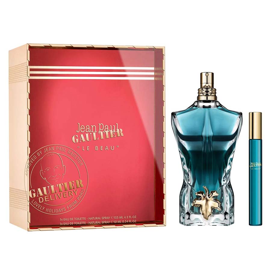 Gift Set Nước Hoa Jean Paul Gaultier Le Beau EDT ( 125ml + 10ml )
