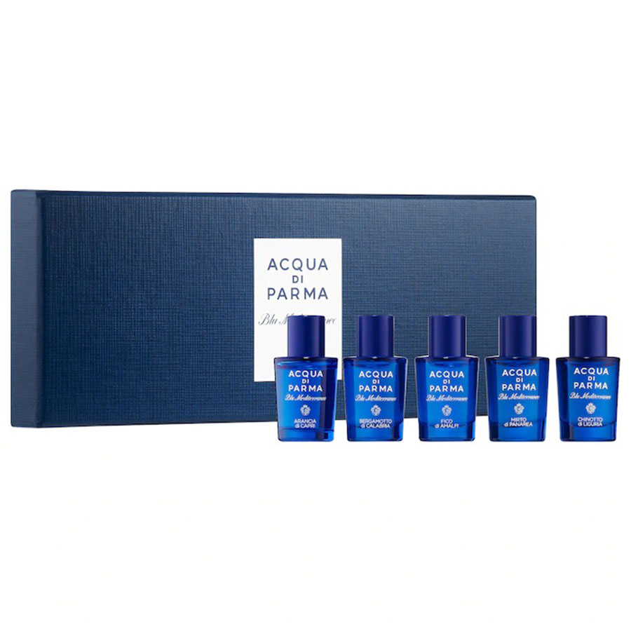 Set Nước hoa Acqua Di Parma Blu Mediterraneo Mini Eau de Toilette Set 5 Chai Mini