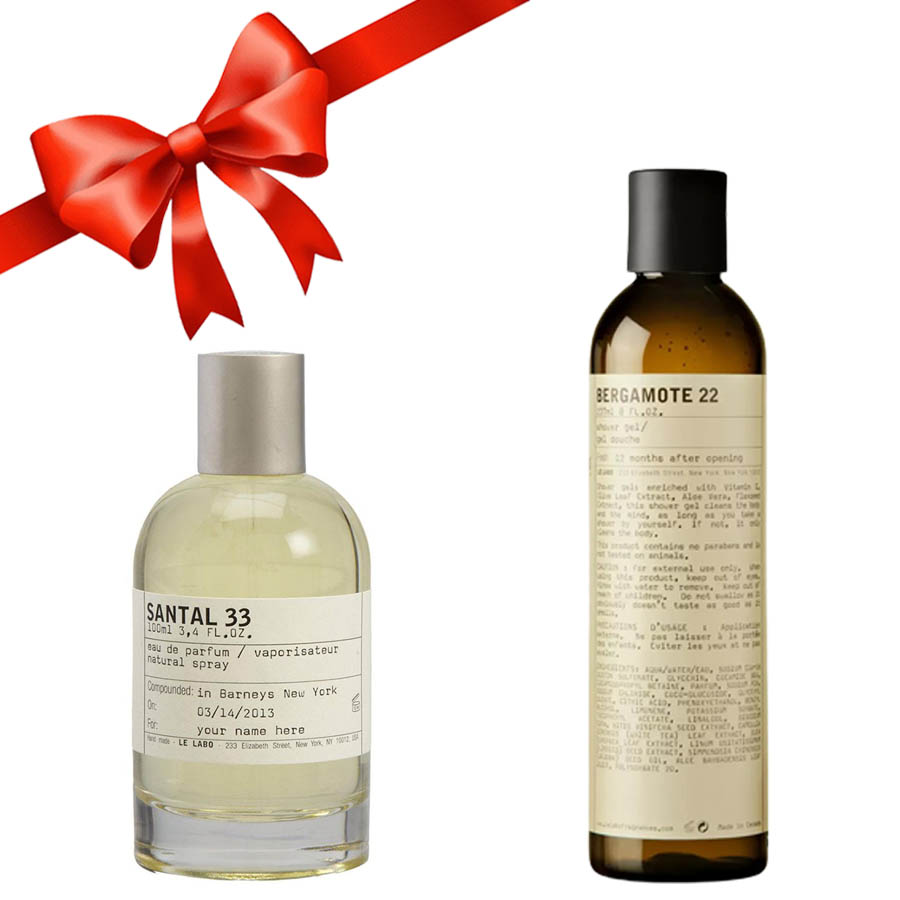 Combo Le Labo (Nước Hoa Santal 33, 100ml + Sữa Tắm Bergamote 22, 237ml)
