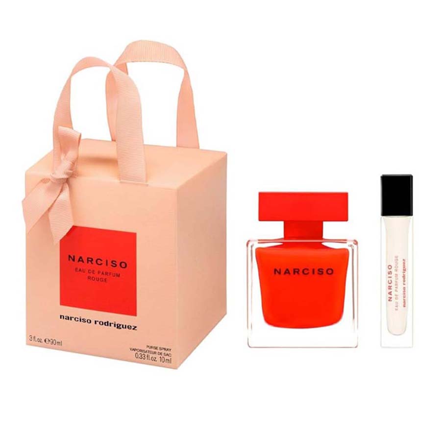 Set Nước Hoa Narciso Rodriguez Narciso Rouge (EDP 90ml , Mini 10ml)