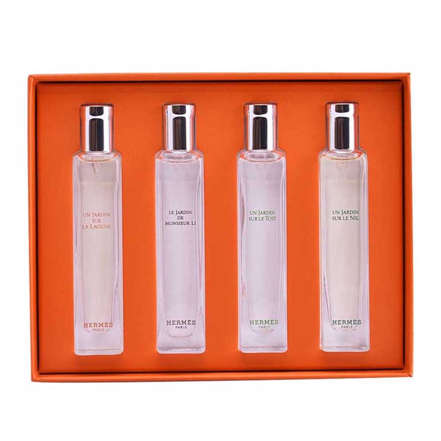 Set Nước Hoa Hermes Jardin 4 Mini x 15ml