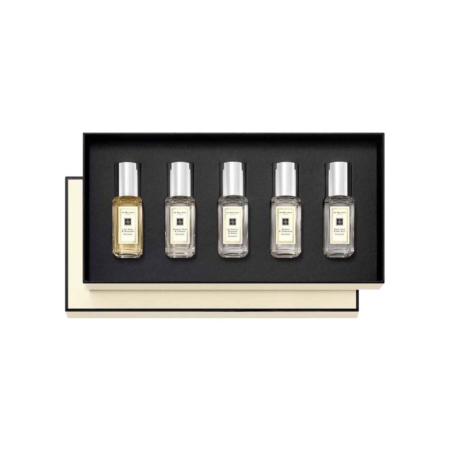 Set Nước Hoa Jo Malone 5 x 9ml(Wood sage, Peony, Wild Bluebell, English Pear, Lime Basil)