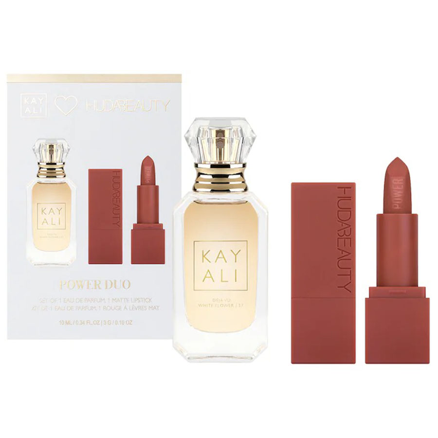 Combo Nước Hoa Kayali Mini Và Son Huda Beauty Power Bullet Matte Lipstick Mini