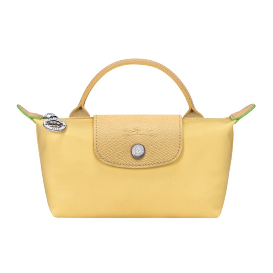 Túi Xách Tay Nữ Longchamp Le Pliage Pouch With Handle 34175HYQ001 Màu Vàng
