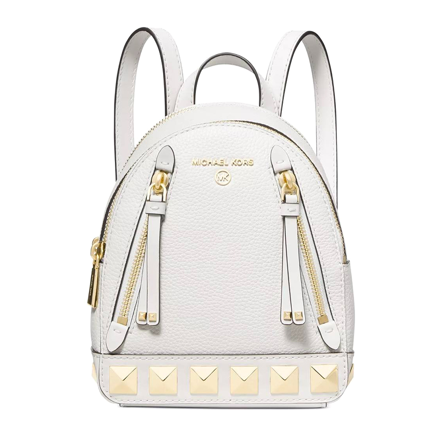 Balo Nữ Michael Kors MK Brooklyn Backpack Màu Trắng