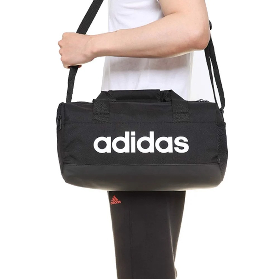 Túi Trống Adidas Essentials Logo Duffel Bag Extra Small GN1925 Màu Đen