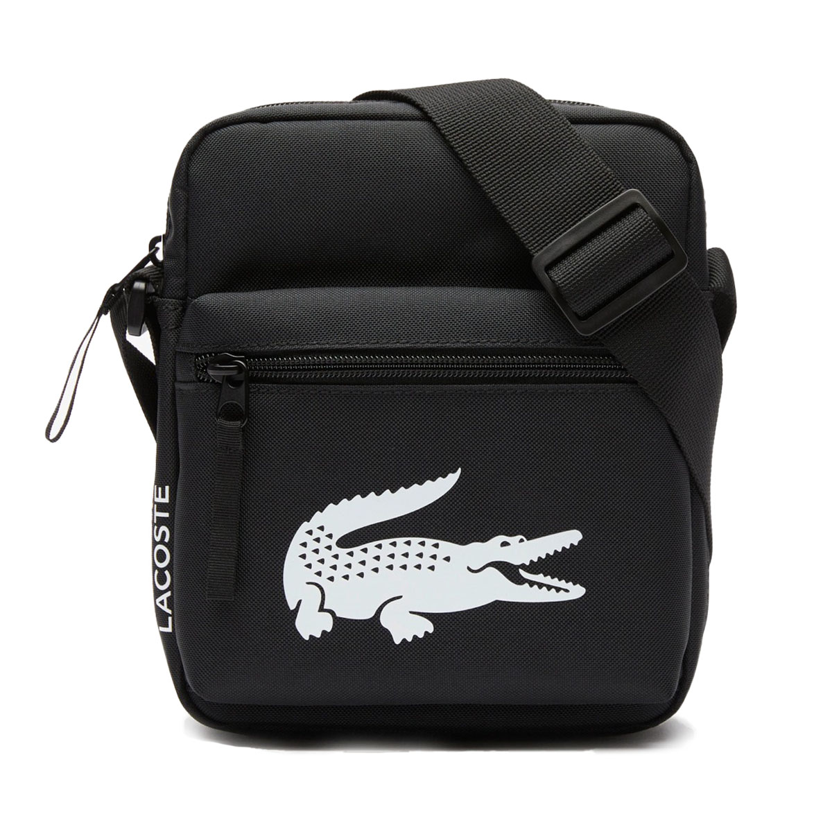 Túi Đeo Chéo Lacoste Men’s Recycled Fiber Shoulder Bag NH4279UG Màu Đen