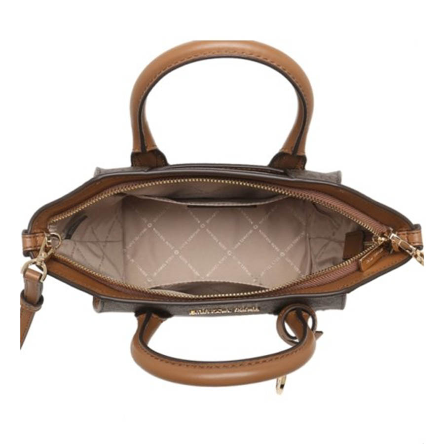 Túi Xách Michael Kors MK Avril Brown Signature 35F1G4VM2B Màu Nâu