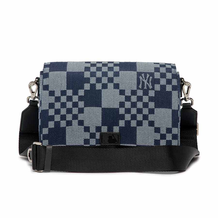 Túi Đeo Chéo MLB Caro Jacquard Crossbody New York Yankees 3ACRM062N-50NYD Màu Xanh