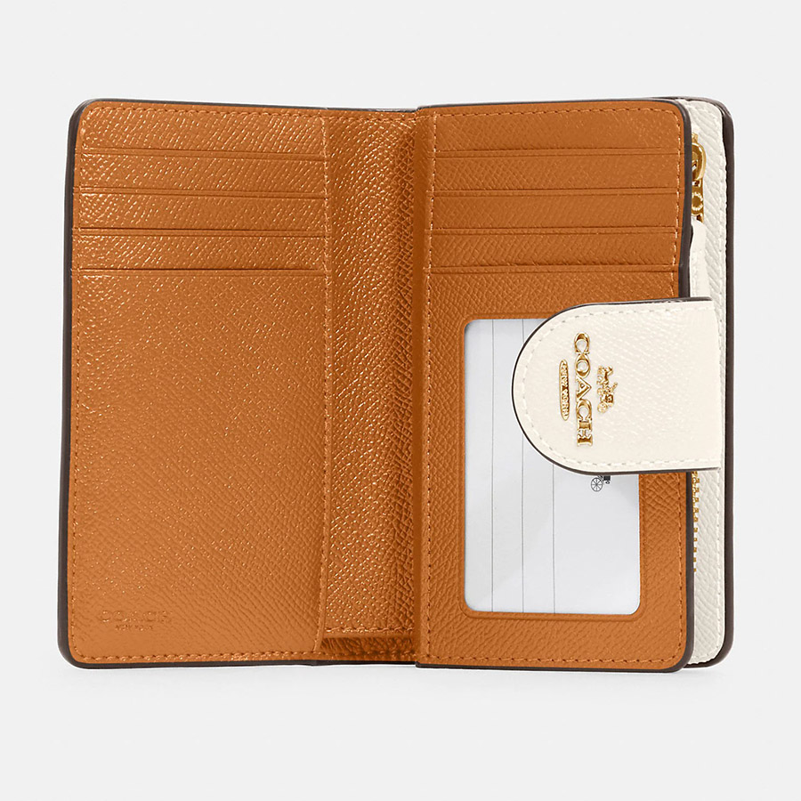 Ví Coach Medium Corner Zip Wallet 6390 Màu Trắng