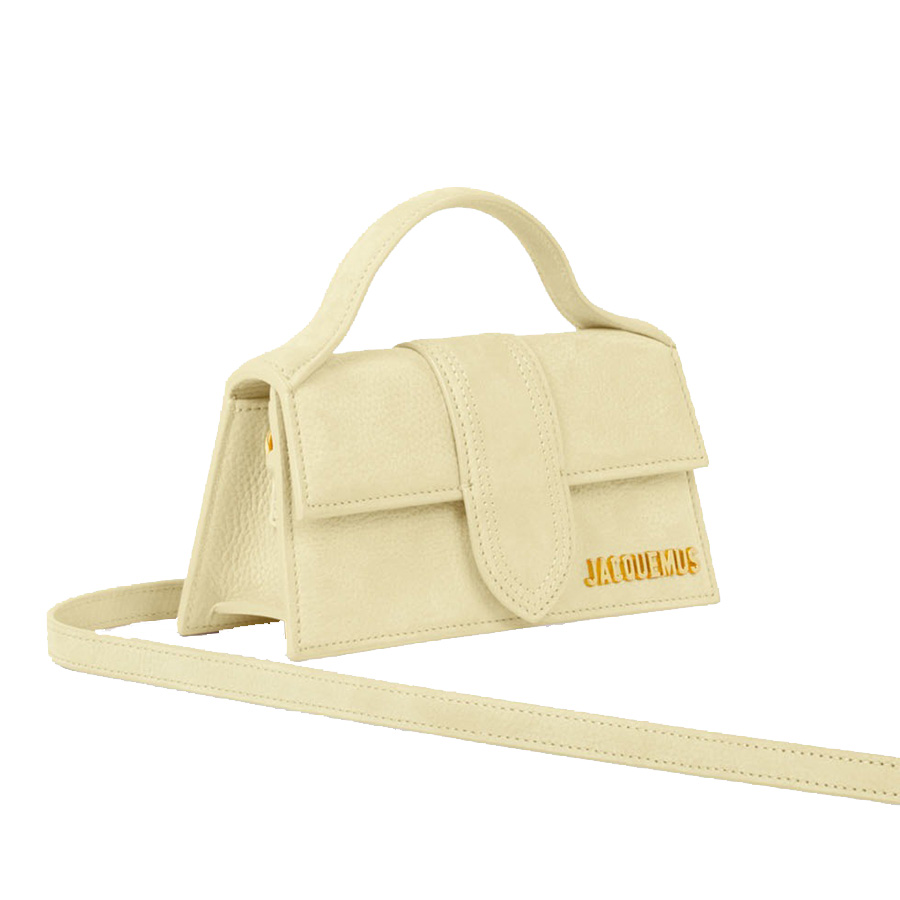 Túi Xách Jacquemus Le Bambino Mini Suede Envelope Handbag 213BA006-3012 210 Size 18 Màu Vàng Nhạt