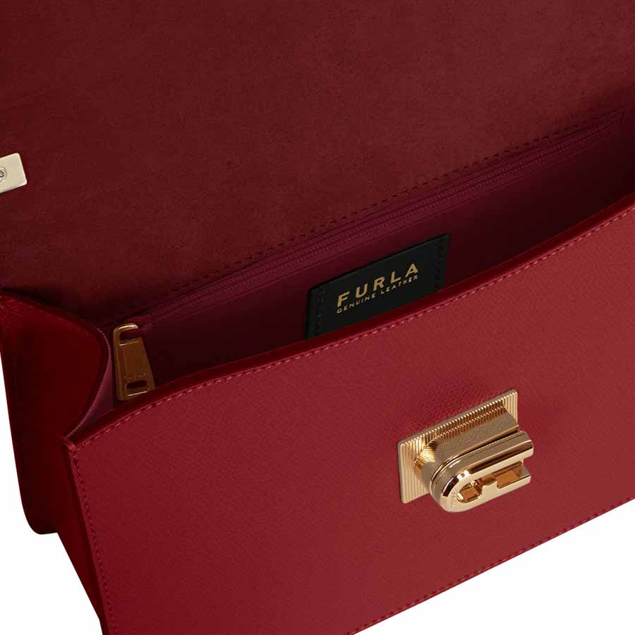 Túi Đeo Chéo Furla 1927 Crossbody S Ciliegia D Màu Đỏ Đô