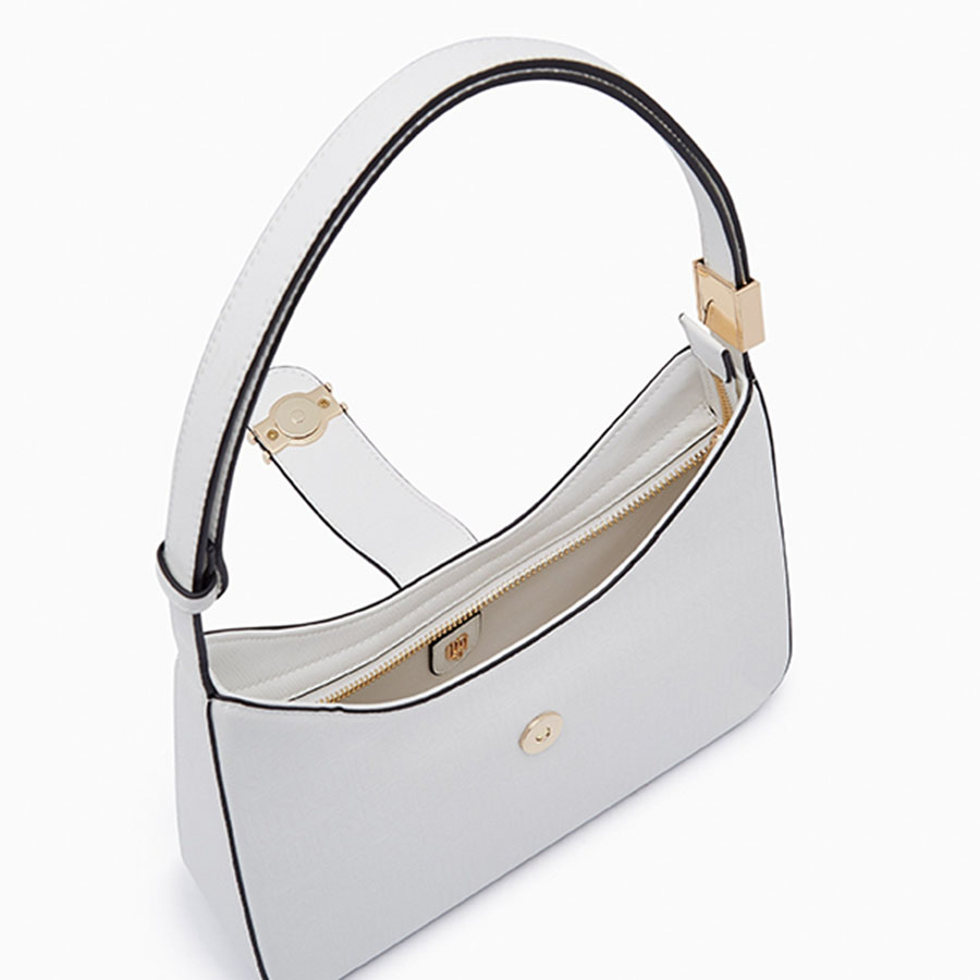 Túi Đeo Vai Nữ Lyn Infinite Mercia M Shoulder Bags LL23MBF267 White Màu Trắng