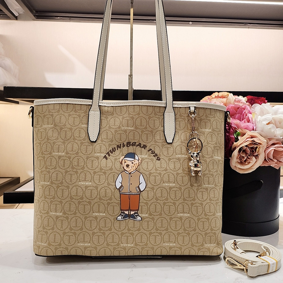 Túi Tote Nữ TTWN BEAR TN3271 Màu Khaki