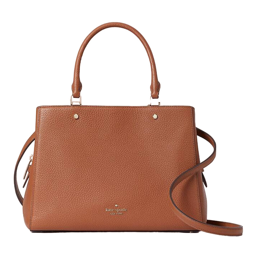 Túi Xách Nữ Kate Spade New York Leila Medium Triple Compartment Satchel Màu Nâu