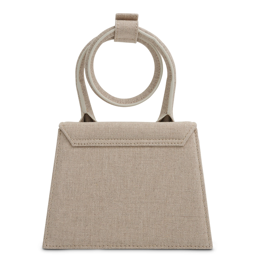 Túi Xách Tay Nữ Jacquemus Le Chiquito Noeud Bag In Light Grey 213BA0053071 140 Màu Xám Nhạt