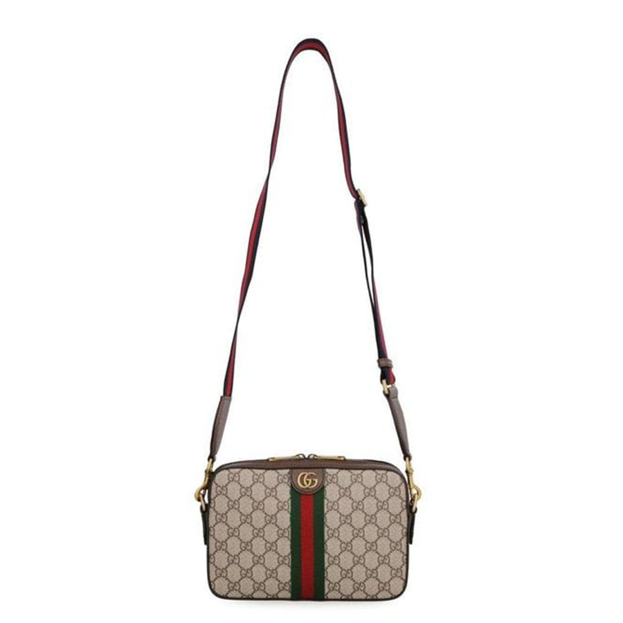 Túi Đeo Chéo Nam Gucci Ophidia GG Supreme Fabric Shoulder Bag Multicolor Phối Màu