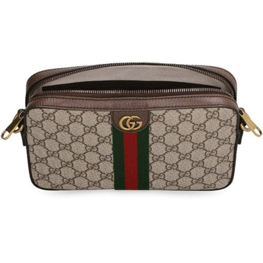 Túi Đeo Chéo Nam Gucci Ophidia GG Supreme Fabric Shoulder Bag Multicolor Phối Màu