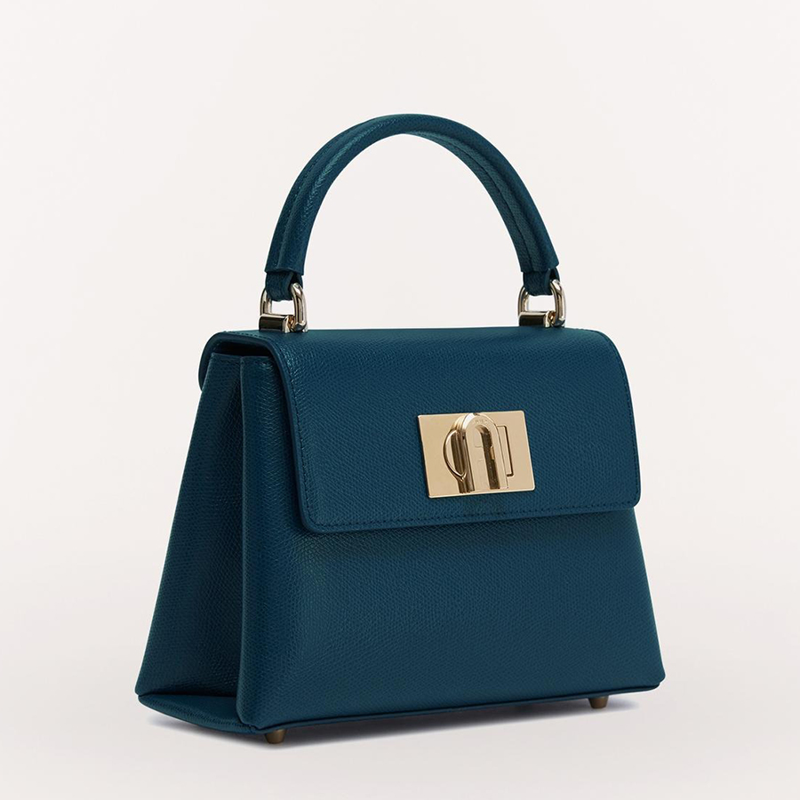 Túi Xách Tay Nữ Furla 1927 Top Handle Mini Blu Jay Màu Xanh Lam