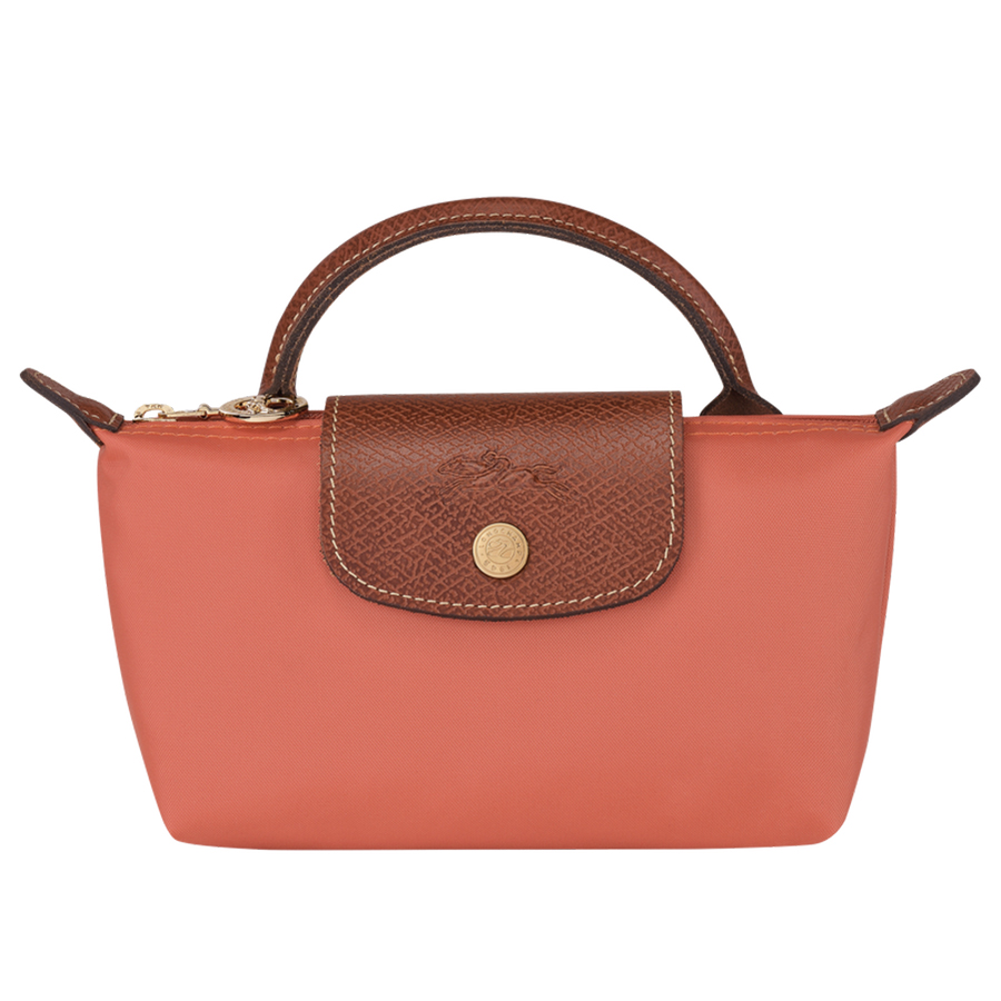 Túi Xách Tay Nữ Longchamp Original Pouch With Handleblush 34175089P63 Màu Cam San Hô