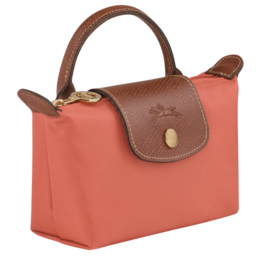 Túi Xách Tay Nữ Longchamp Original Pouch With Handleblush 34175089P63 Màu Cam San Hô