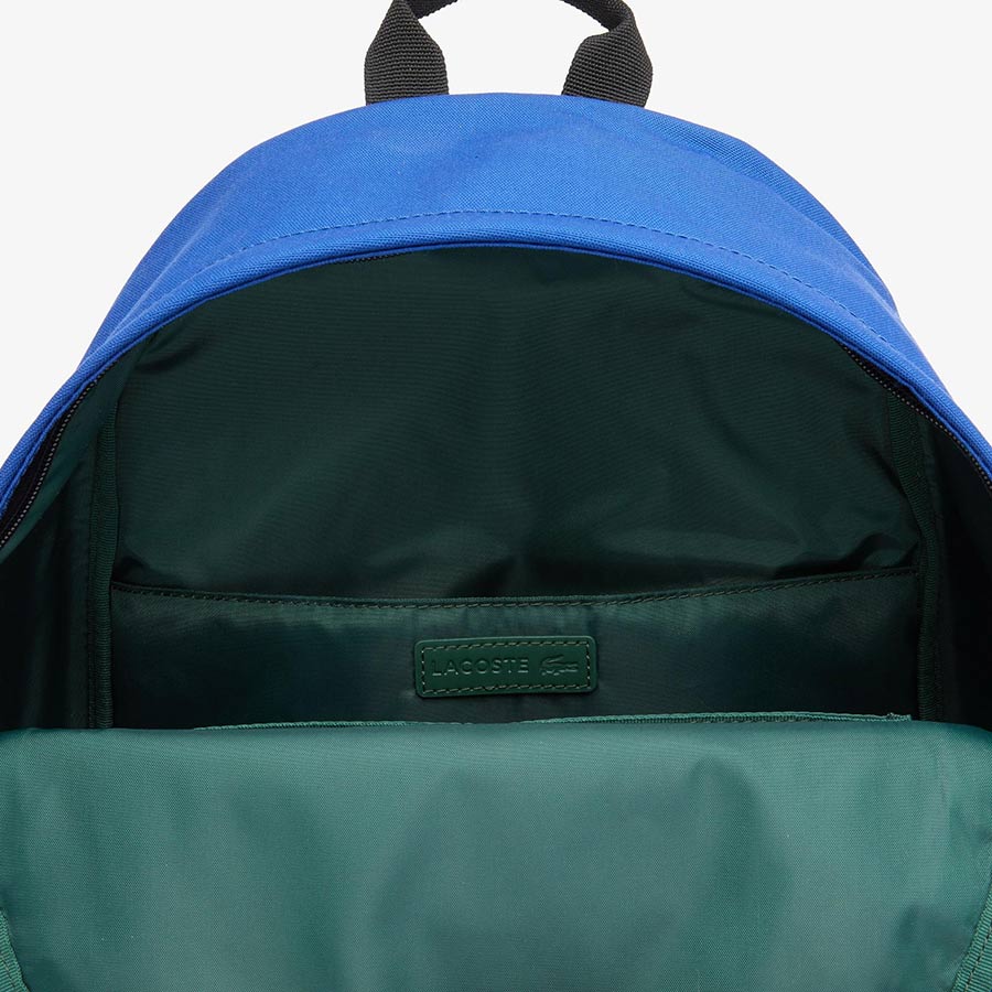 Balo Lacoste Men's Neocroc Canvas Backpack NH2677NEH21 Màu Xanh Blue